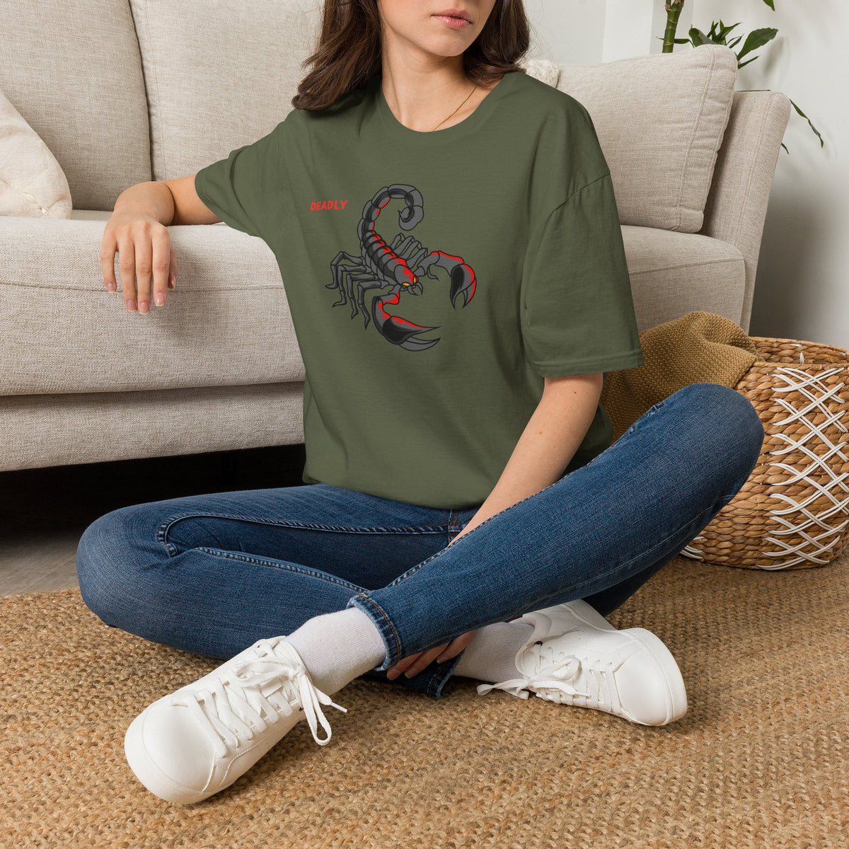 DEADLY Scorpion T-Shirt Premium Design SKIALFA Unisex