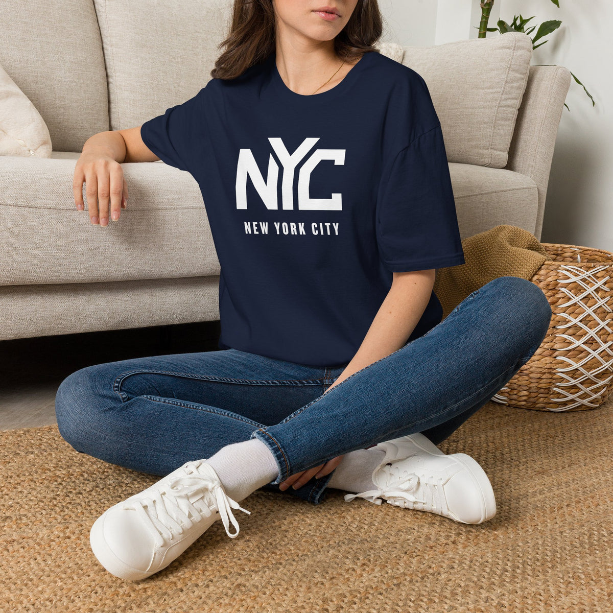 NYC New York City T-Shirt Premium Design SKIALFA Unisex