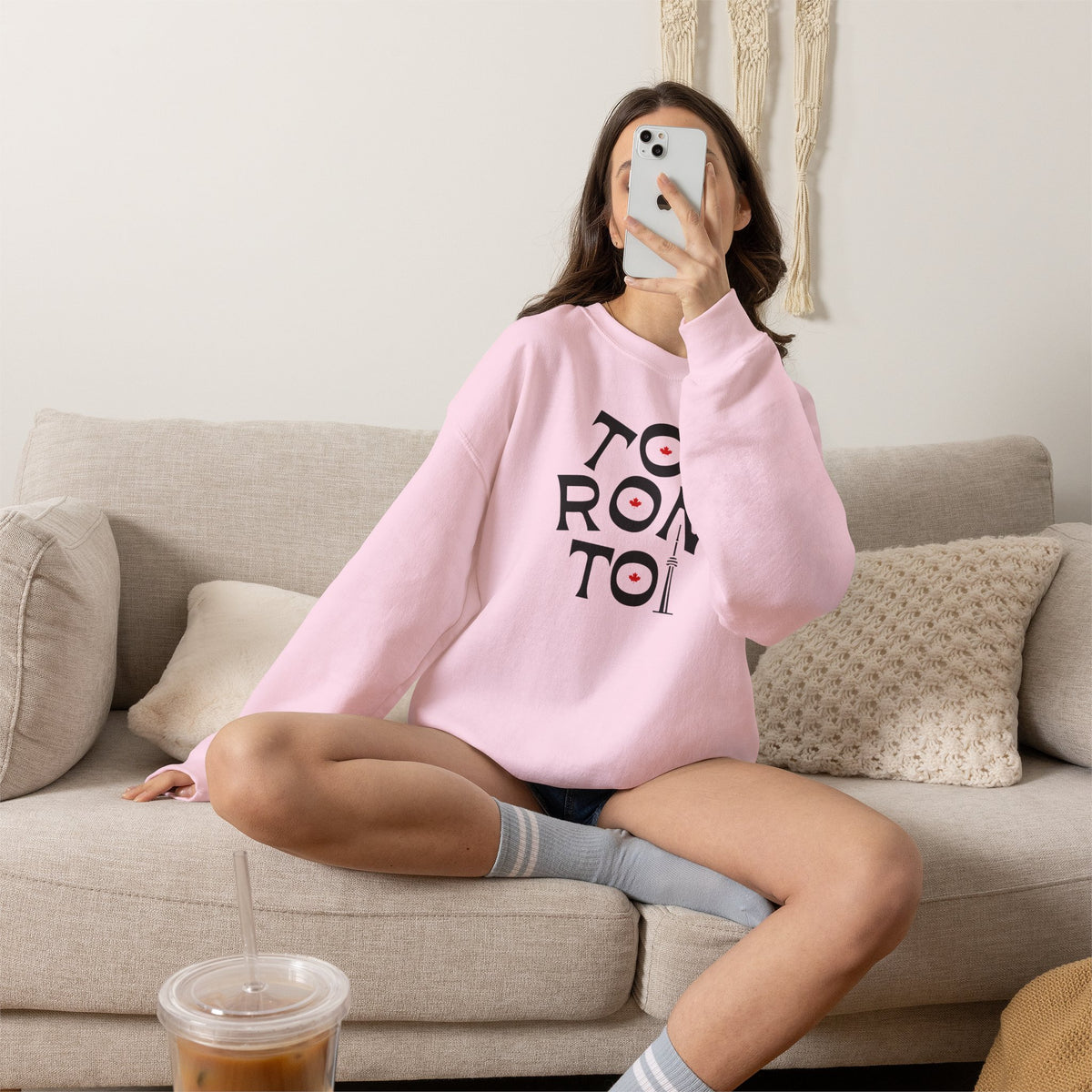 Toronto Sweatshirt Premium Design SKIALFA Unisex