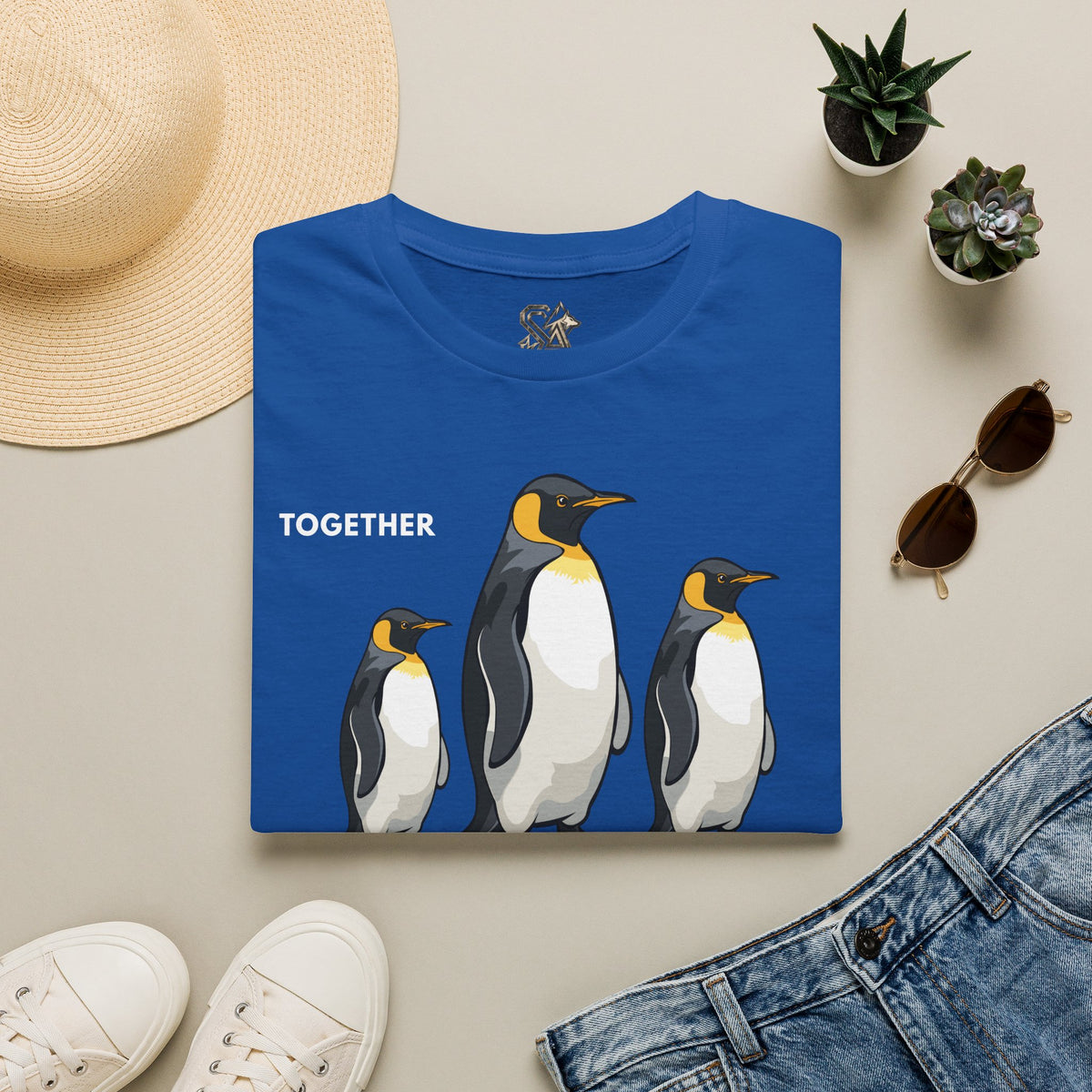 TOGETHER Penguin T-Shirt Premium Design Unisex
