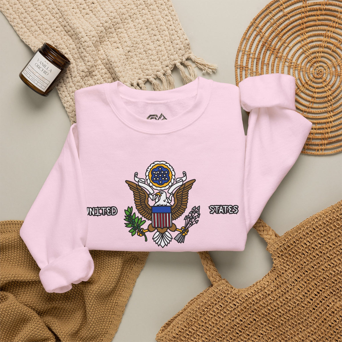 United States Sweatshirt Premium Design SKIALFA Unisex