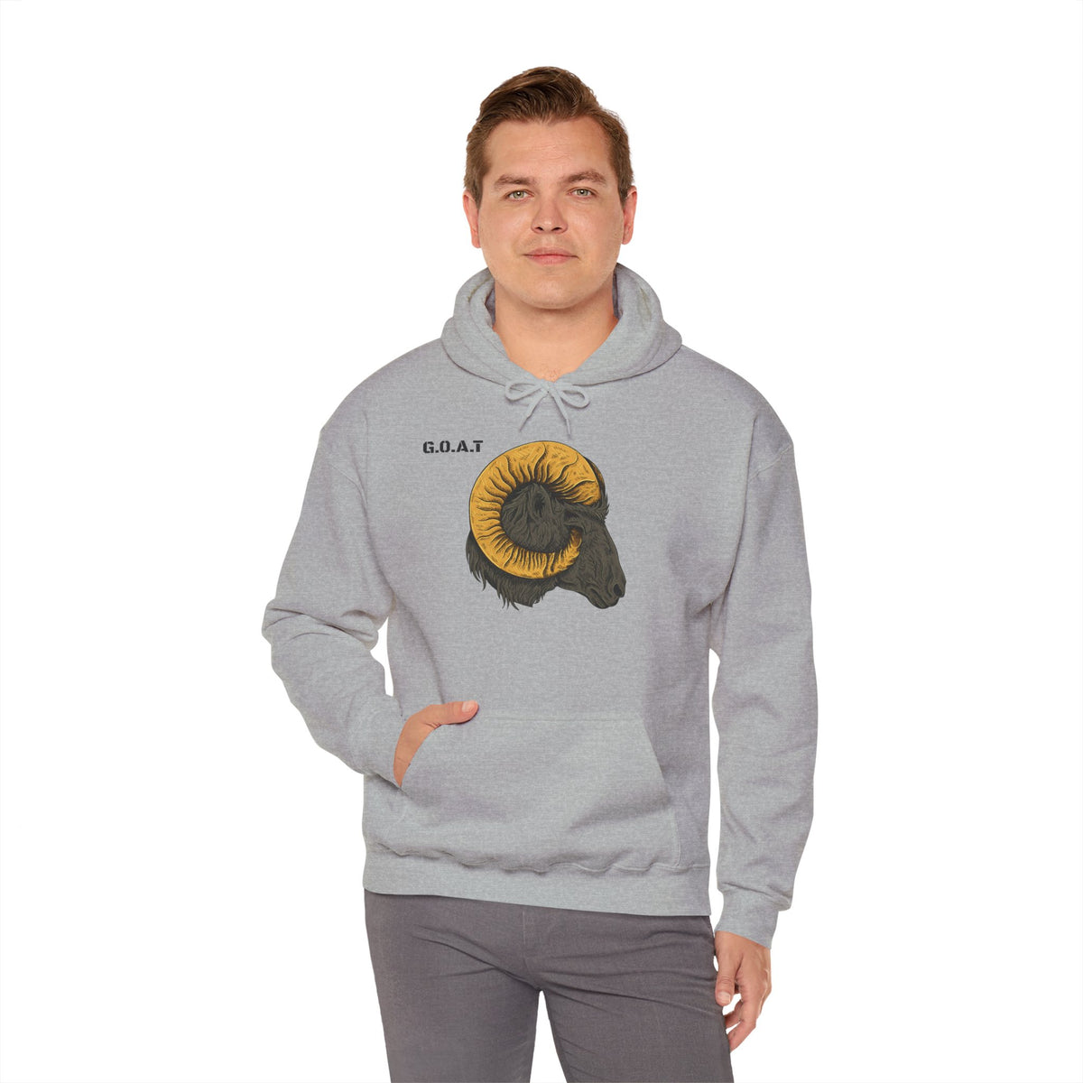 GOAT Head Goat Hoodie Premium Design SKIALFA Unisex
