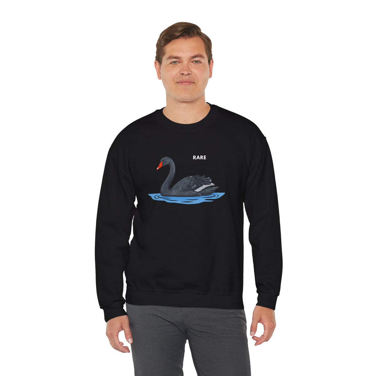 RARE Black Swan Sweatshirt Premium Design SKIALFA Unisex