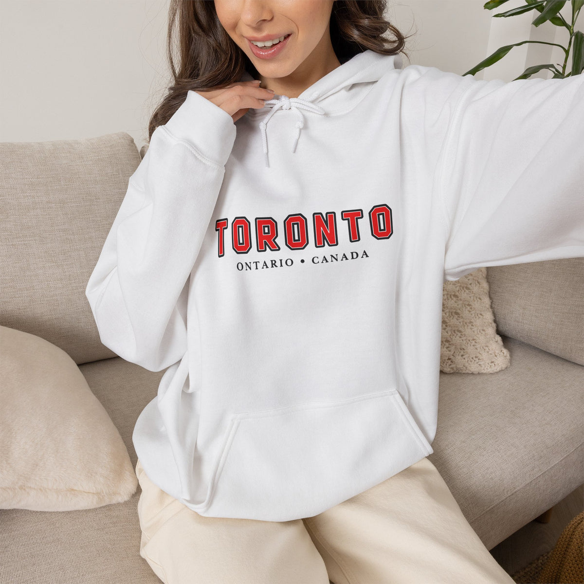 TORONTO ONTARIO Hoodie Premium Design SKIALFA Unisex