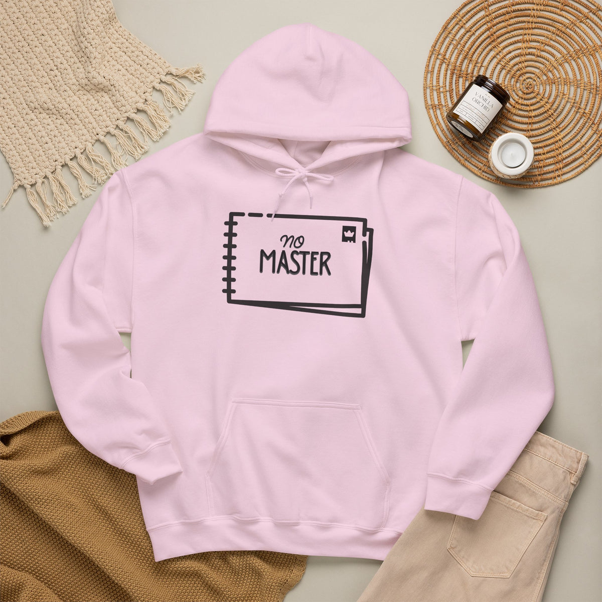 NO MASTER Hoodie Premium Design SKIALFA Unisex