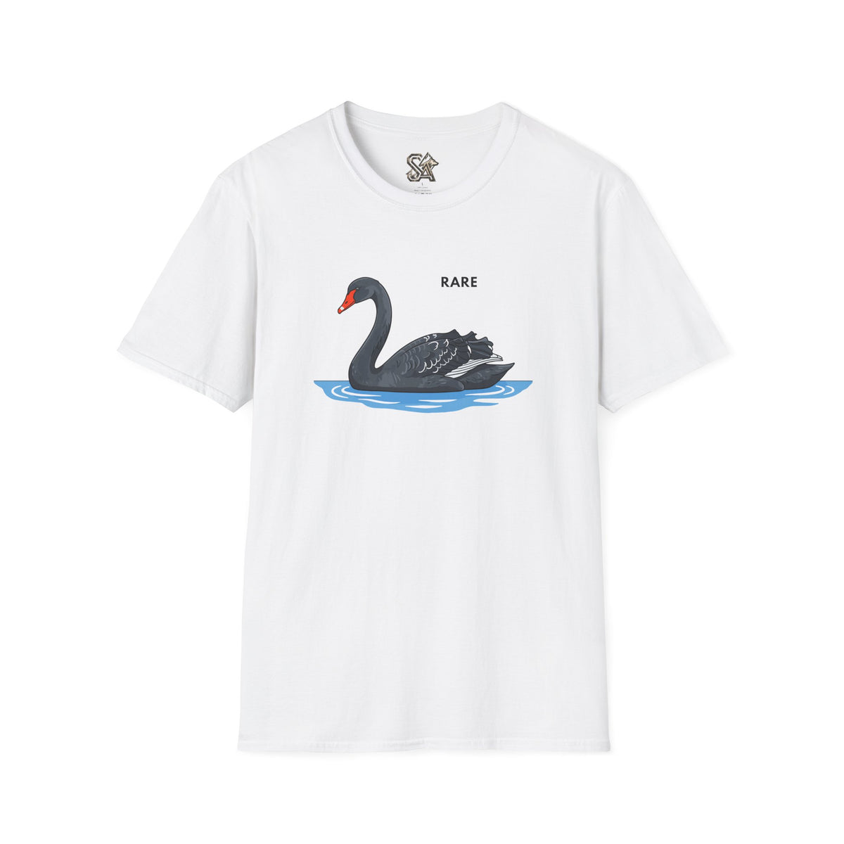 RARE Black Swan T-Shirt Premium Design SKIALFA Unisex