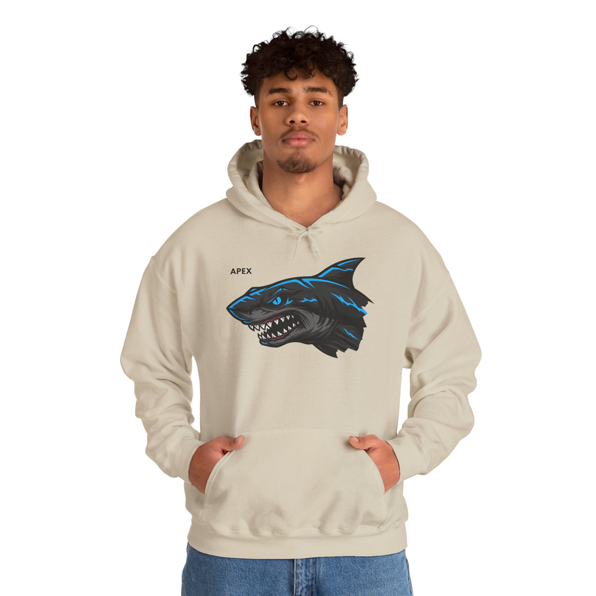 APEX Shark Hoodie Premium Design SKIALFA Unisex