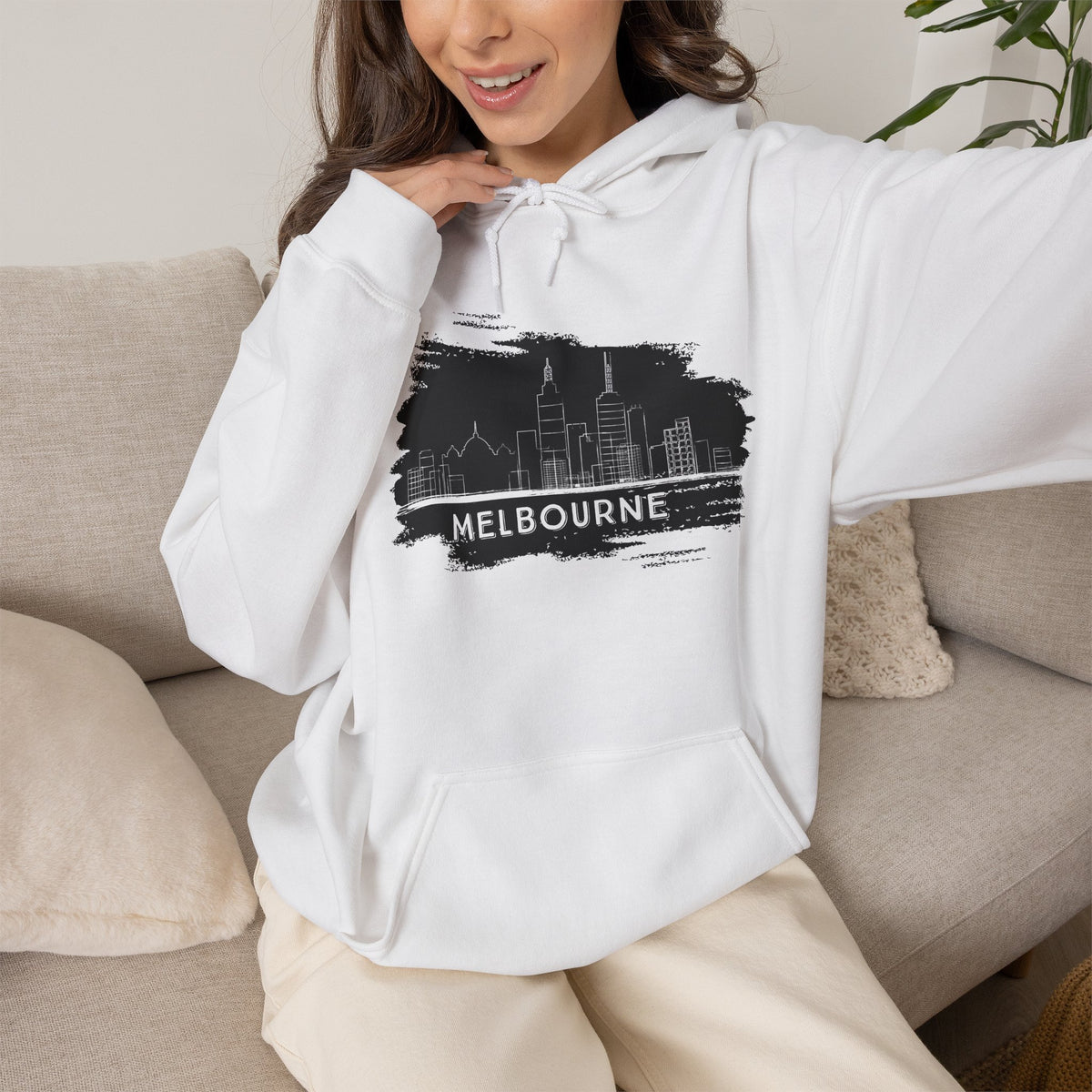 MELBOURNE Hoodie Premium Design SKIALFA Unisex