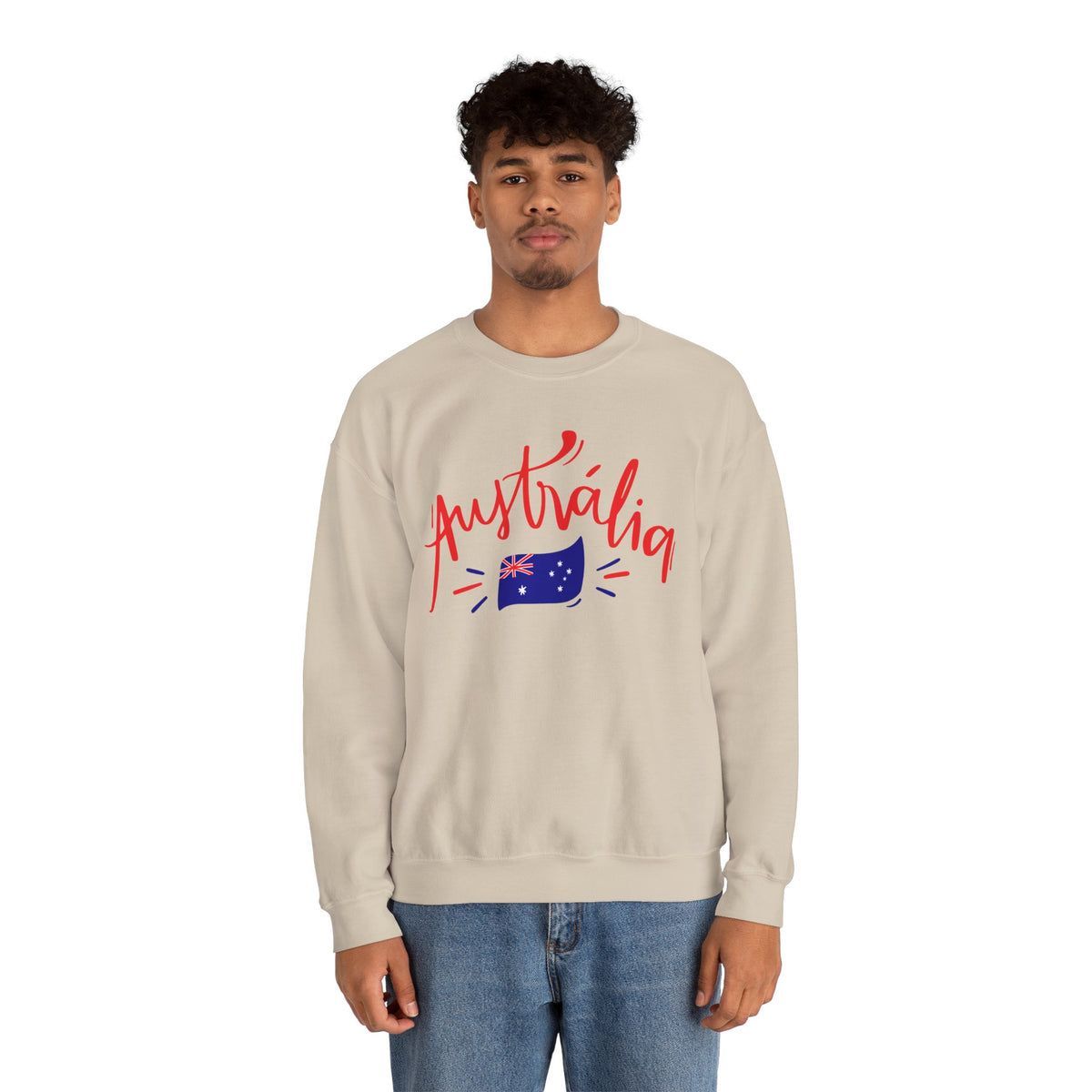 Australia Flag Sweatshirt Premium Design SKIALFA Unisex