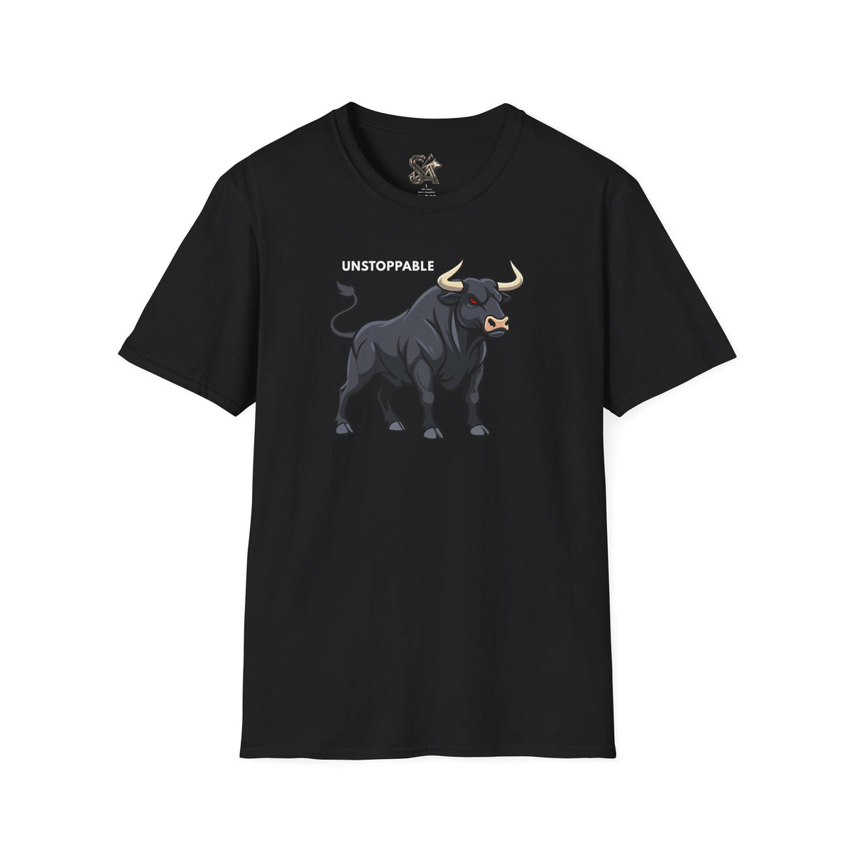 UNSTOPPABLE Bull T-Shirt Premium Design SKIALFA Unisex