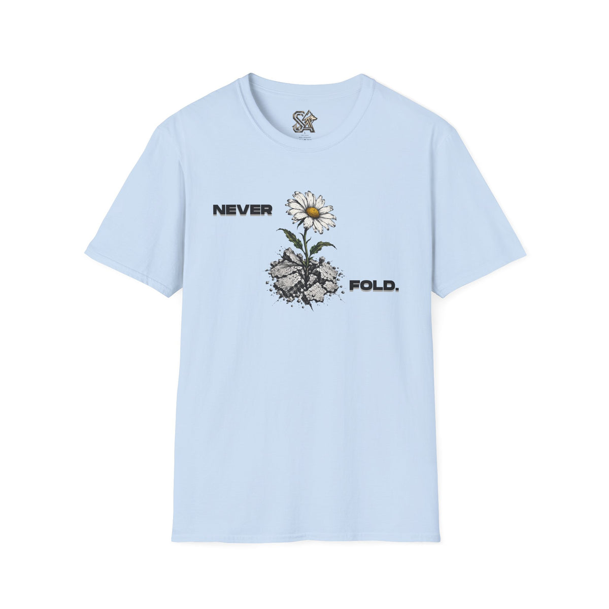 NEVER FOLD T-Shirt Premium Design SKIALFA Unisex