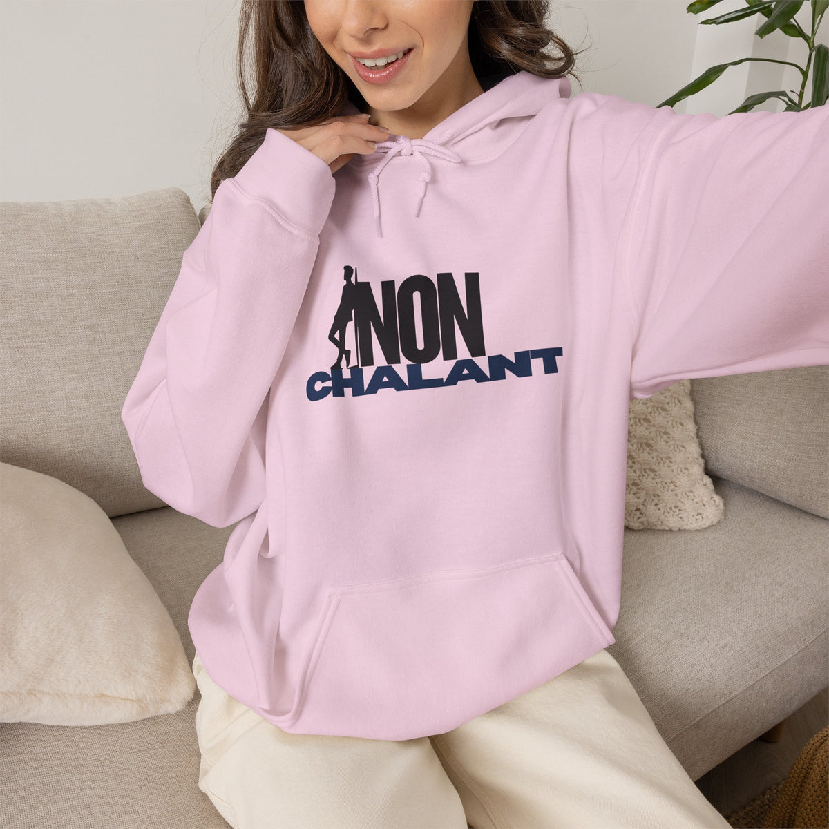 NONCHALANT Hoodie Premium Design SKIALFA Unisex