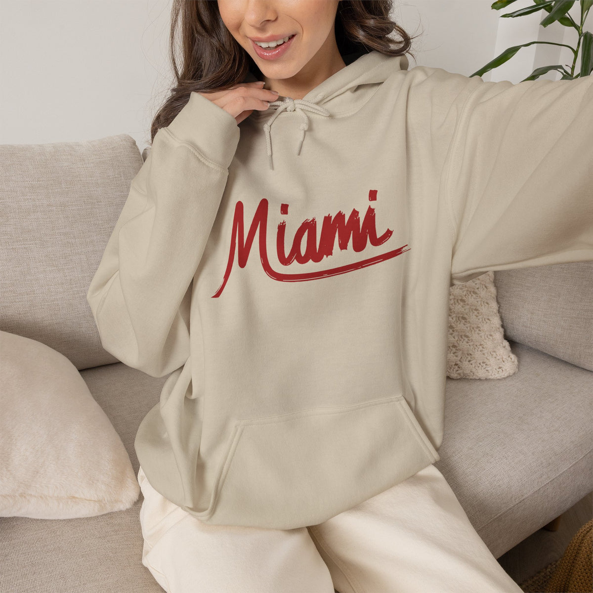 Miami Hoodie Premium Design SKIALFA Unisex
