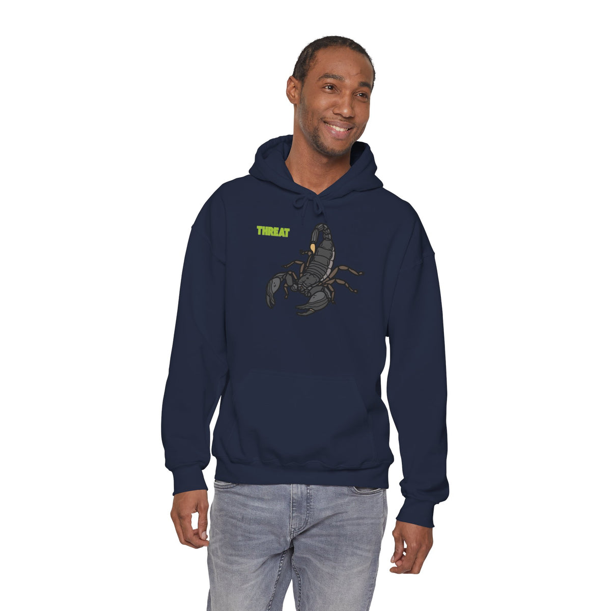 THREAT Scorpion Hoodie Premium Design SKIALFA Unisex