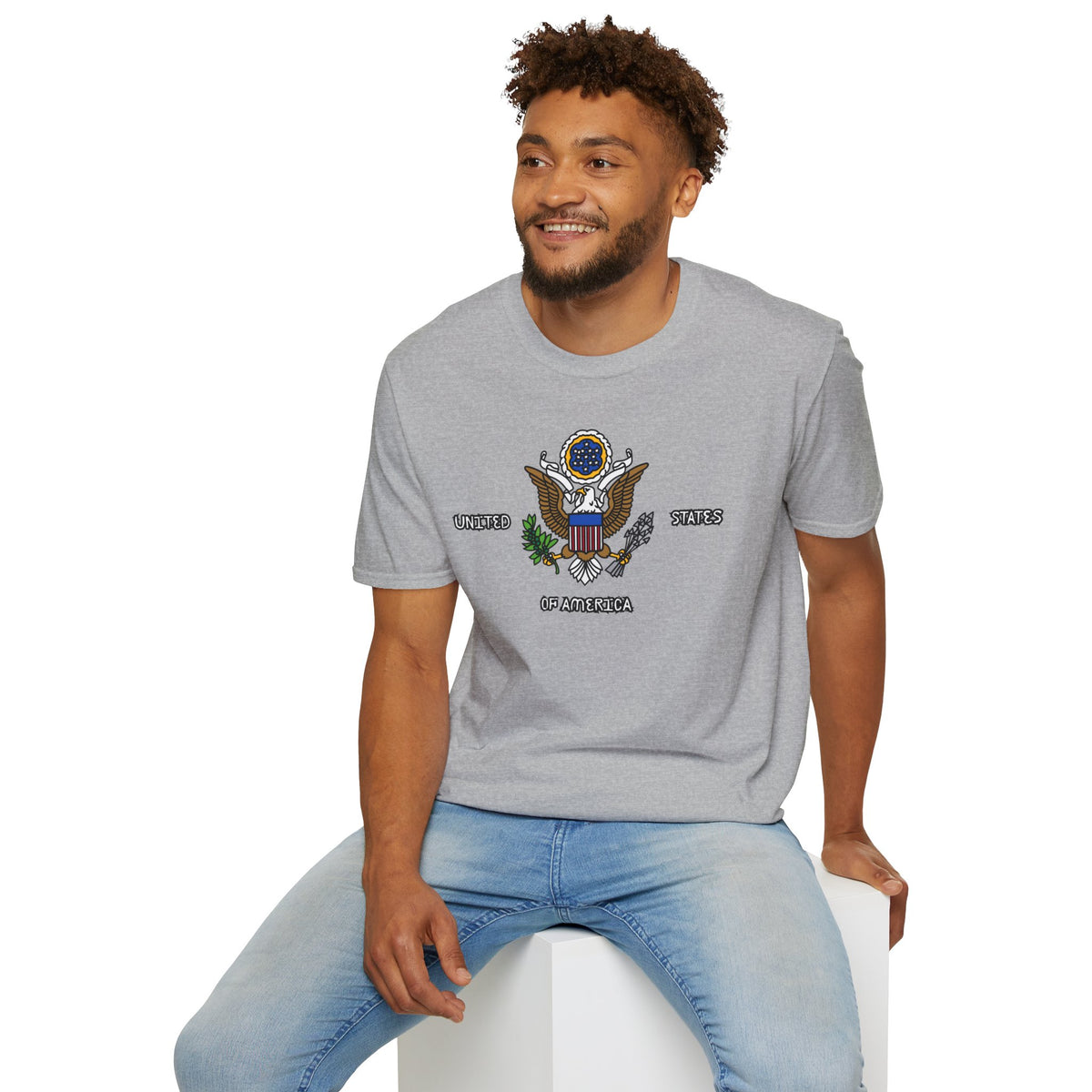 United States Of America T-Shirt Premium Design SKIALFA Unisex