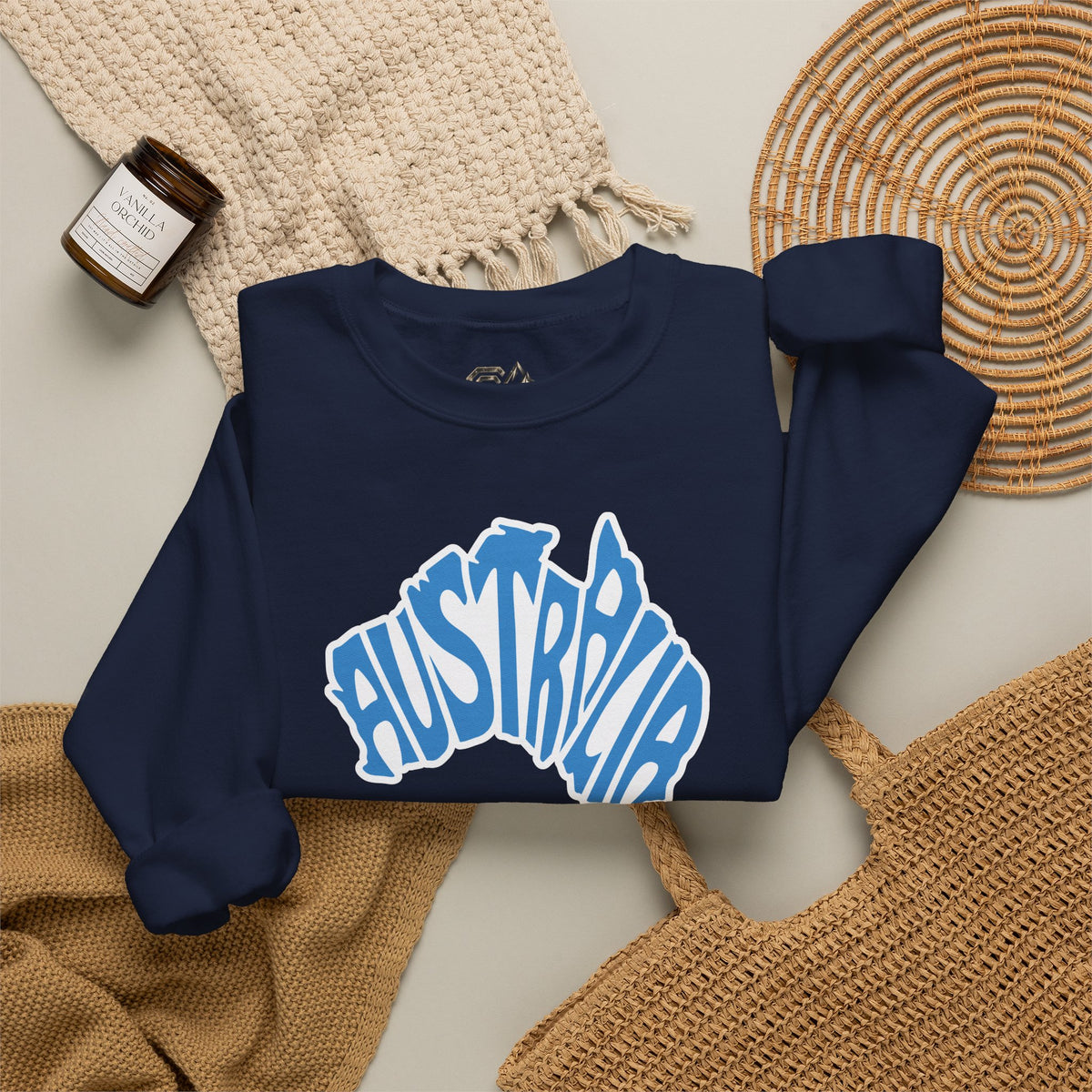 Australia Graphic Sweatshirt Premium Design SKIALFA Unisex