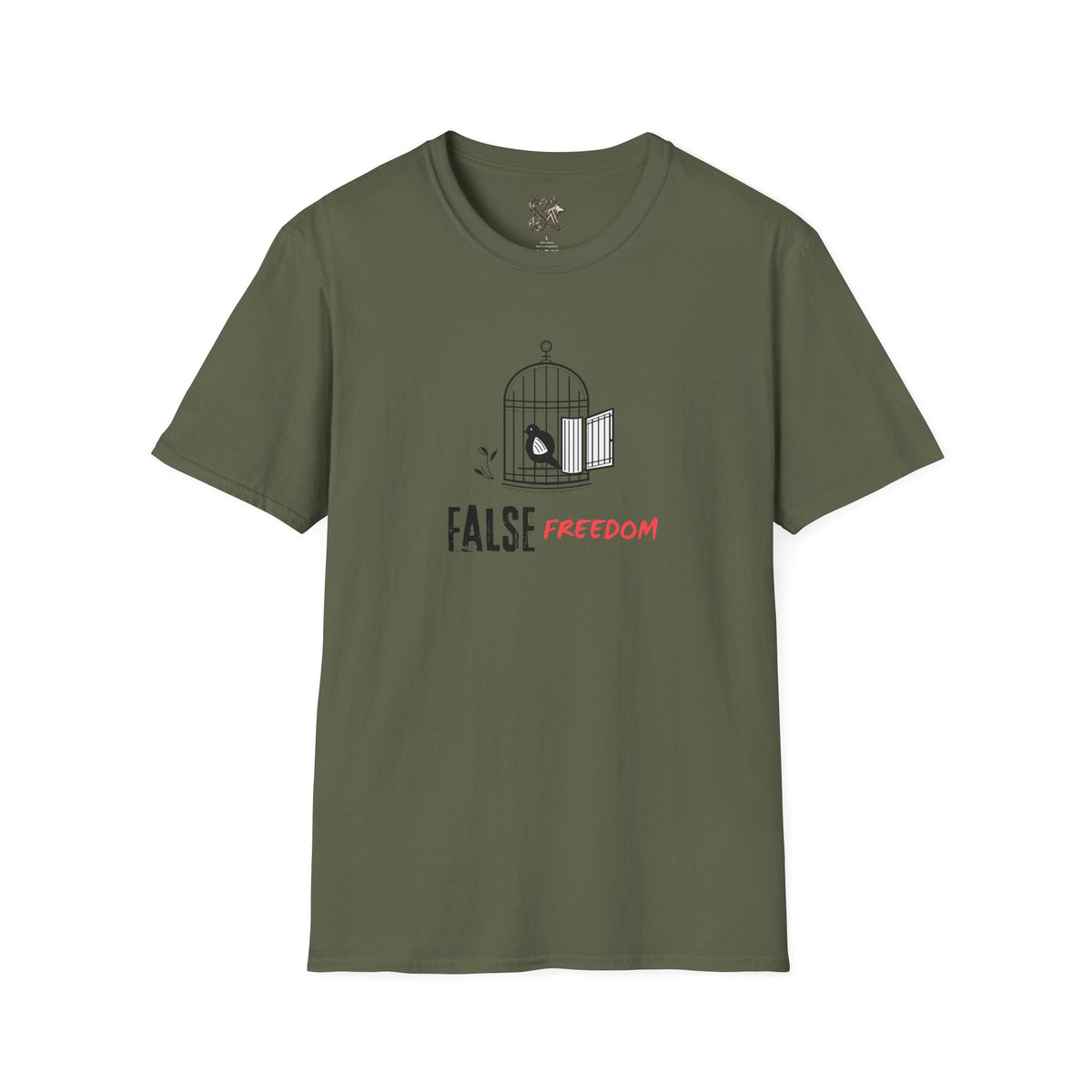 FALSE FREEDOM T-Shirt Premium Design SKIALFA Unisex