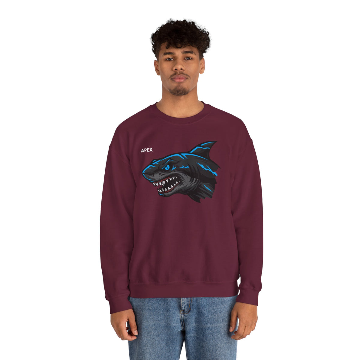 APEX Shark Sweatshirt Premium Design SKIALFA Unisex
