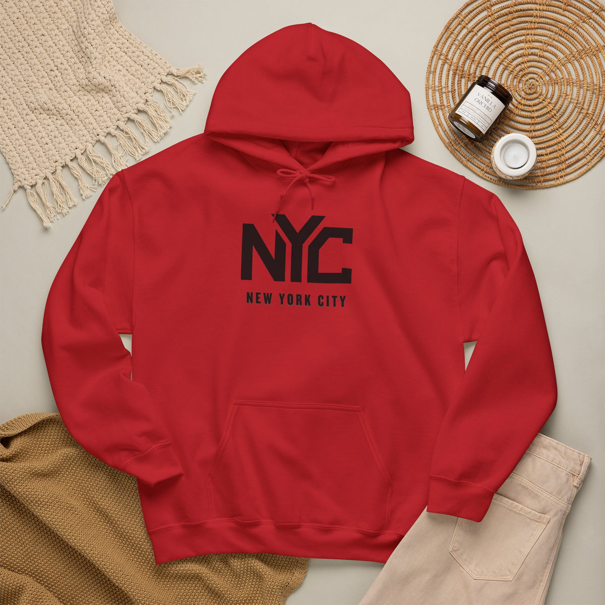 NEW YORK CITY Hoodie Premim Design SKIALFA Unisex