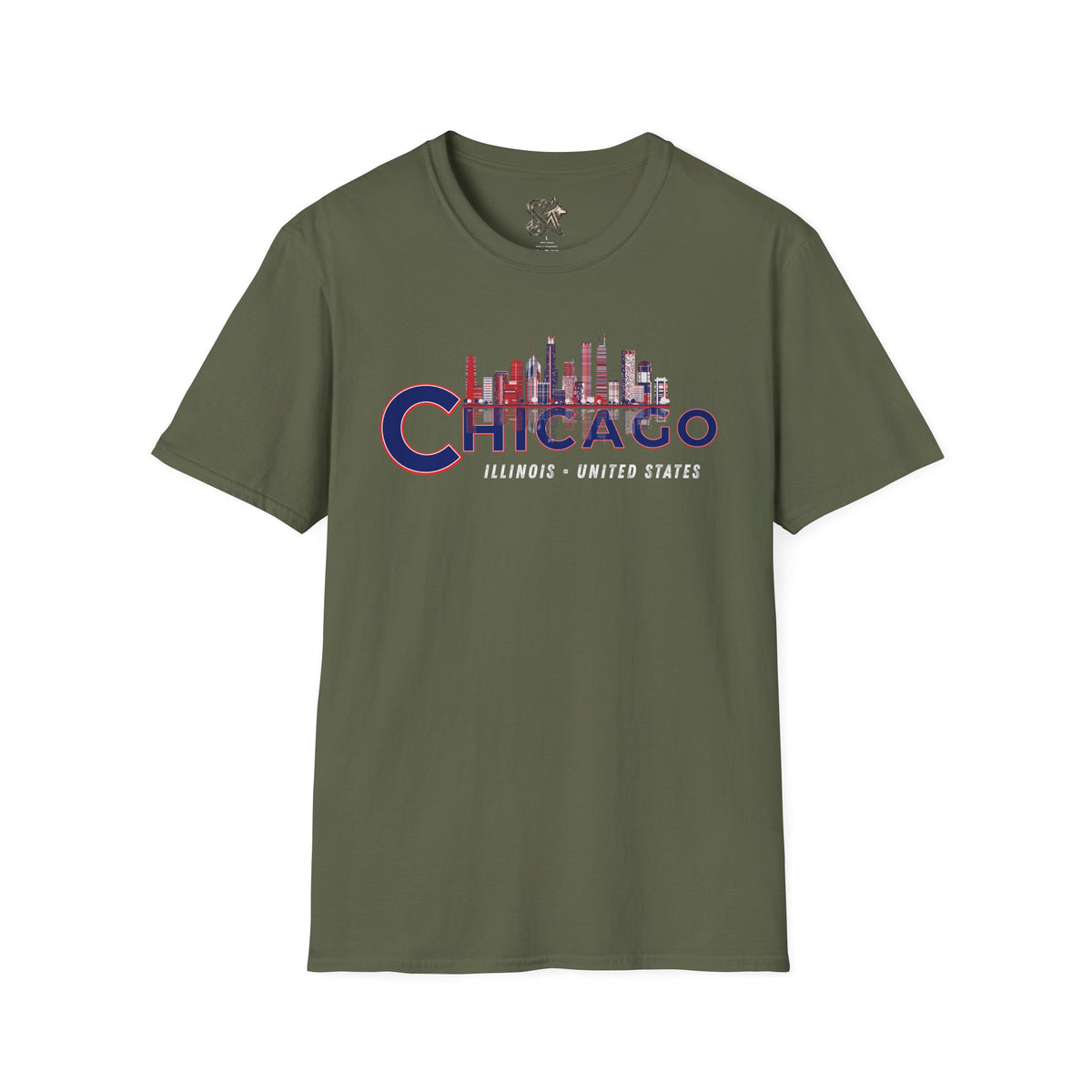 Chicago T-Shirt Premium Design SKIALFA Unisex