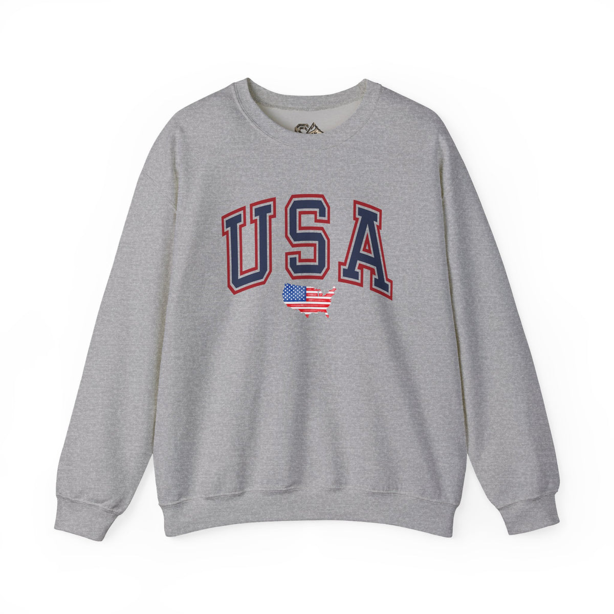 USA Flag Sweatshirt Premium Design SKIALFA Unisex