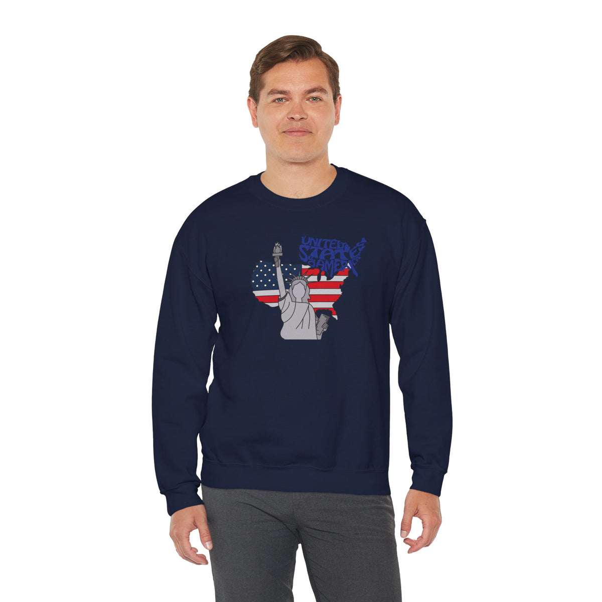 United States of America Sweatshirt Premium Design SKIALFA Unisex