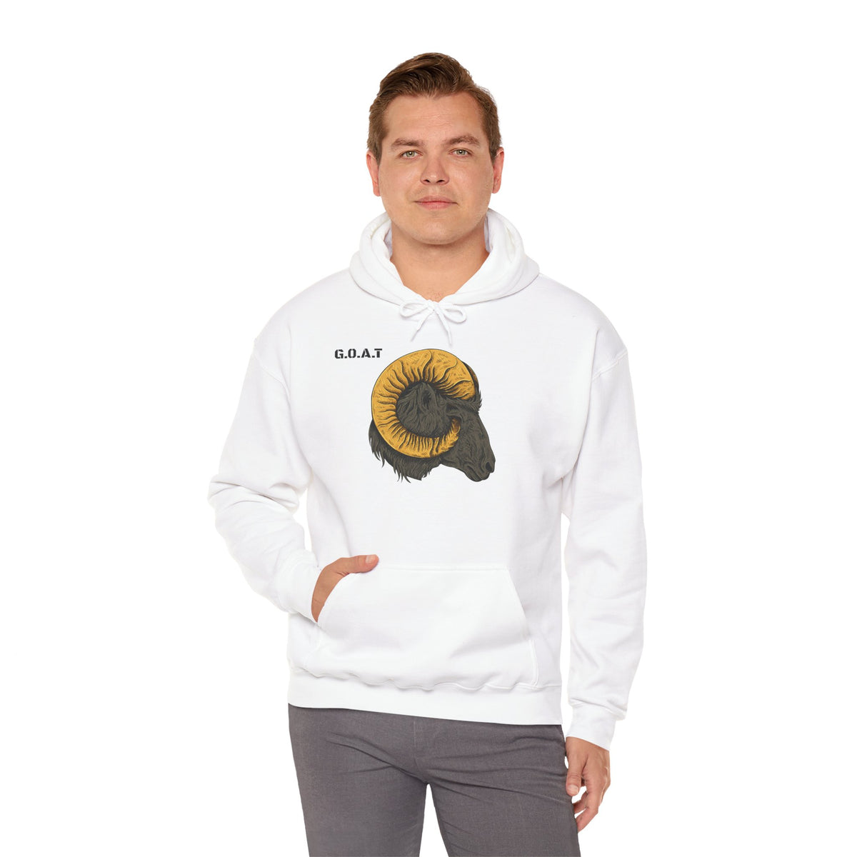 GOAT Head Goat Hoodie Premium Design SKIALFA Unisex