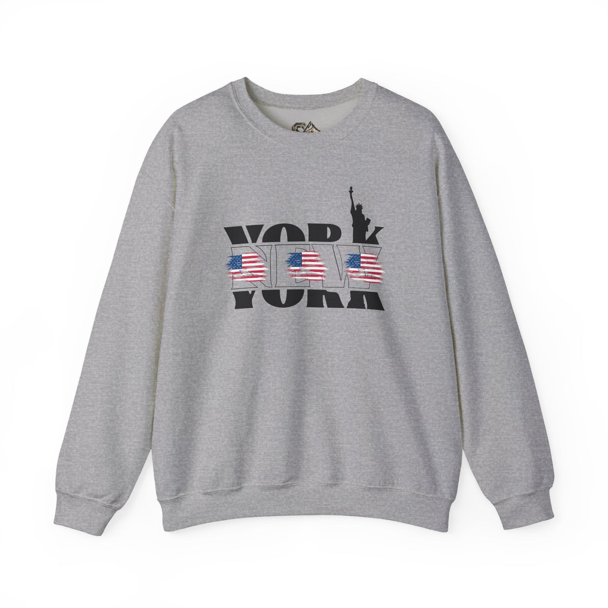New York American Flag Sweatshirt Premium Design SKIALFA Unisex