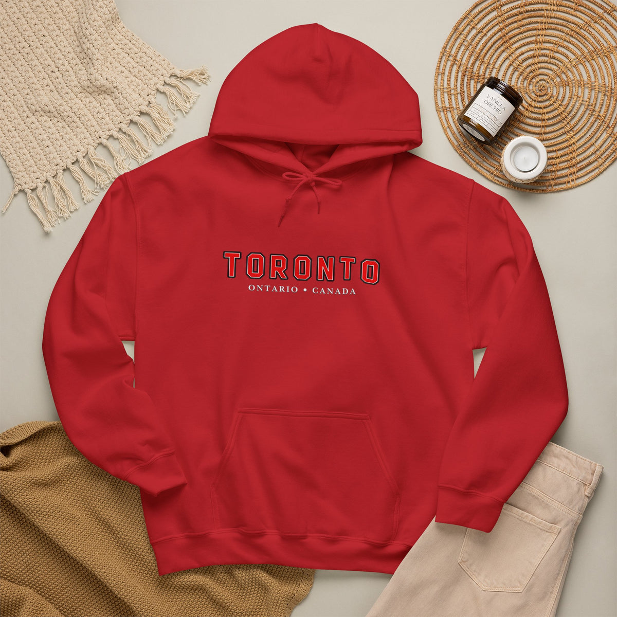 TORONTO ONTARIO Hoodie Premium Design SKIALFA Unisex