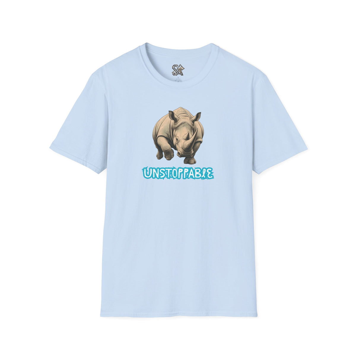 UNSTOPPABLE Rhino T-Shirt Premium Design SKIALFA Unisex
