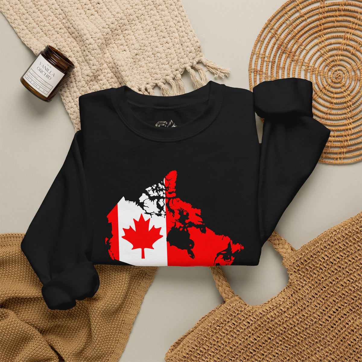 Canada Maple Sweatshirt Premium Design SKIALFA Unisex