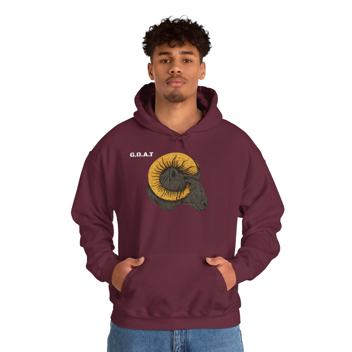 GOAT Head Goat Hoodie Premium Design SKIALFA Unisex