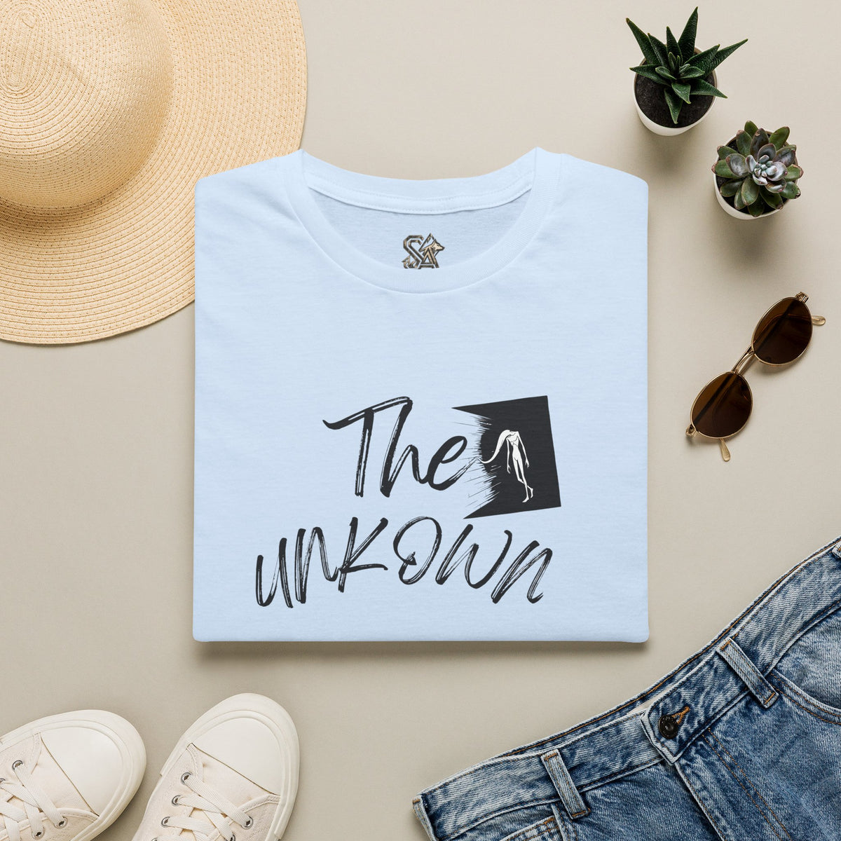THE UNKOWN T-Shirt Premium Design SKIALFA Unisex