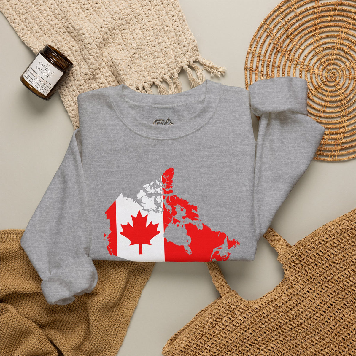 Canada Maple Sweatshirt Premium Design SKIALFA Unisex