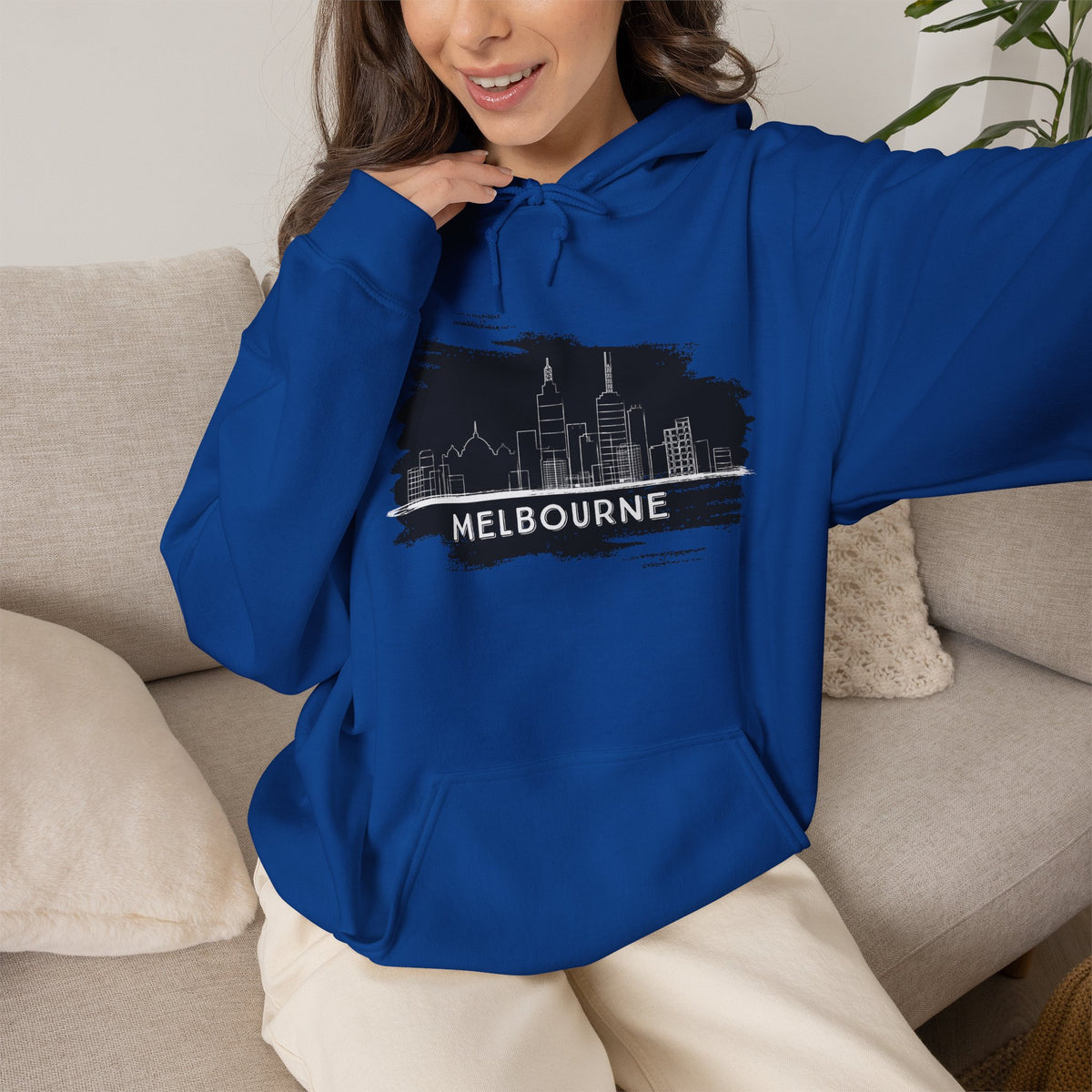 MELBOURNE Hoodie Premium Design SKIALFA Unisex