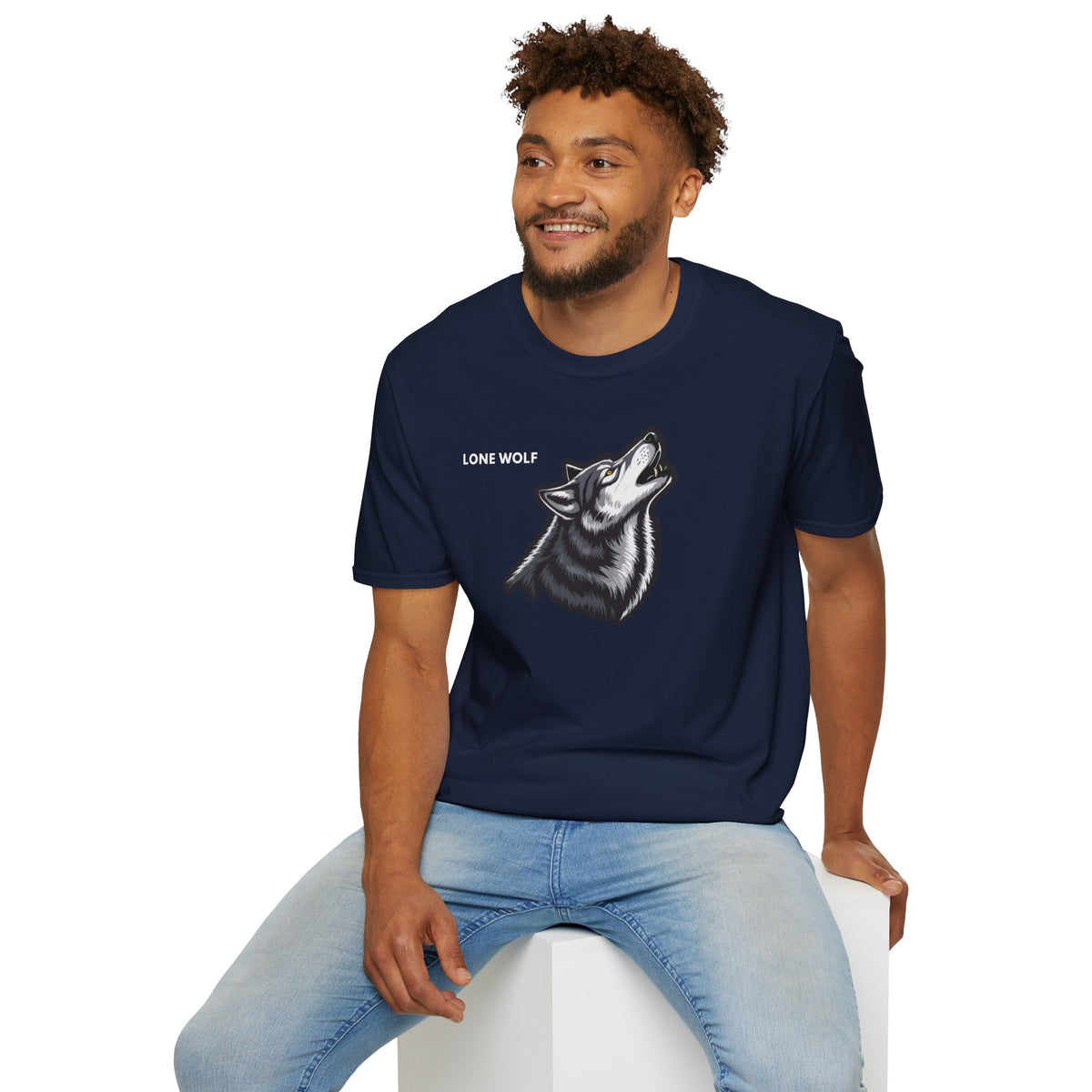 LONE WOLF T-Shirt Premium Design SKIALFA Unisex
