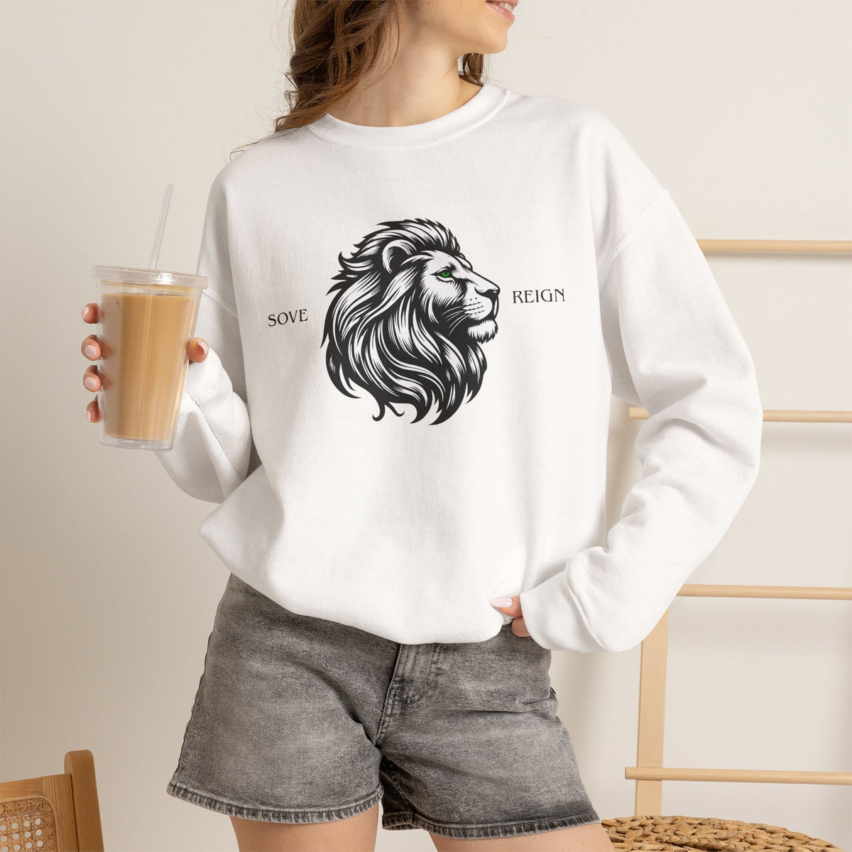SOVEREIGN Sweatshirt Premium Desingn SKIALFA Unisex