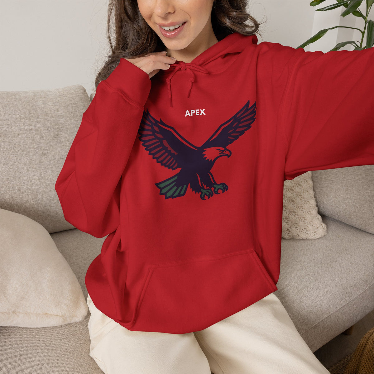 APEX Eagle Hoodie Premium Design SKIALFA Unisex