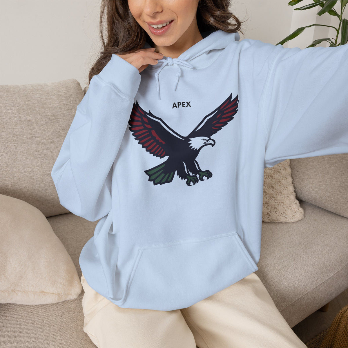 APEX Eagle Hoodie Premium Design SKIALFA Unisex