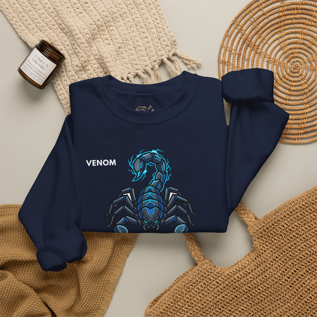 VENOM Scorpion Sweatshirt Premium Design SKIALFA Unisex
