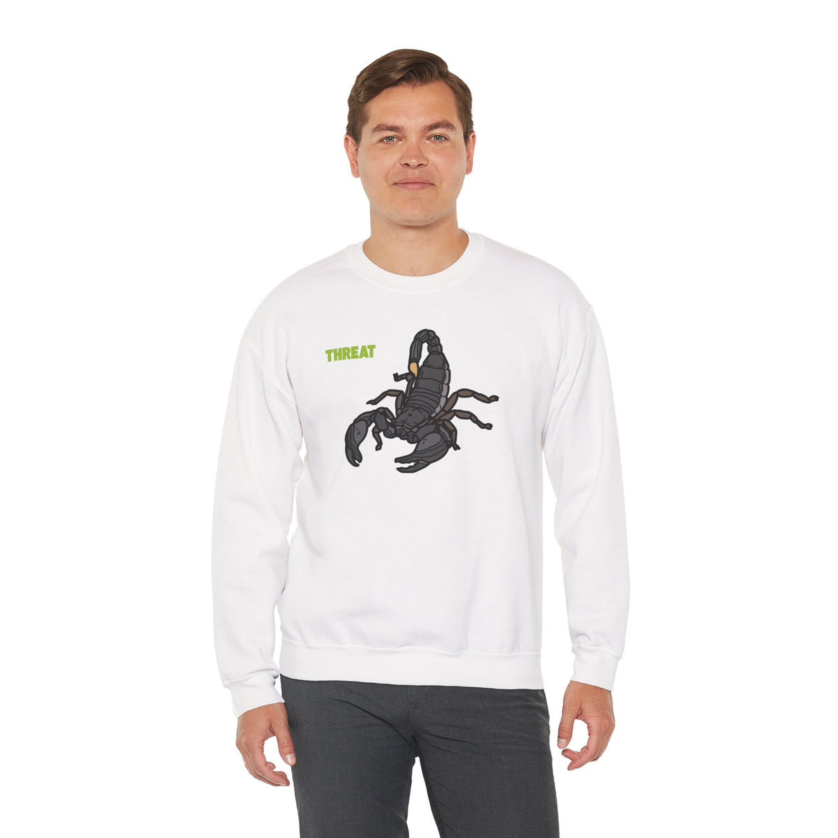 THREAT Scorpion Sweatshirt Premium Design SKIALFA Unisex