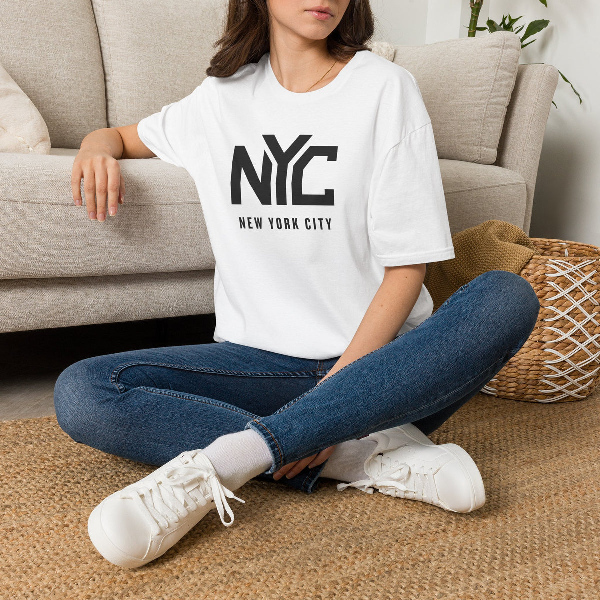 NYC New York City T-Shirt Premium Design SKIALFA Unisex