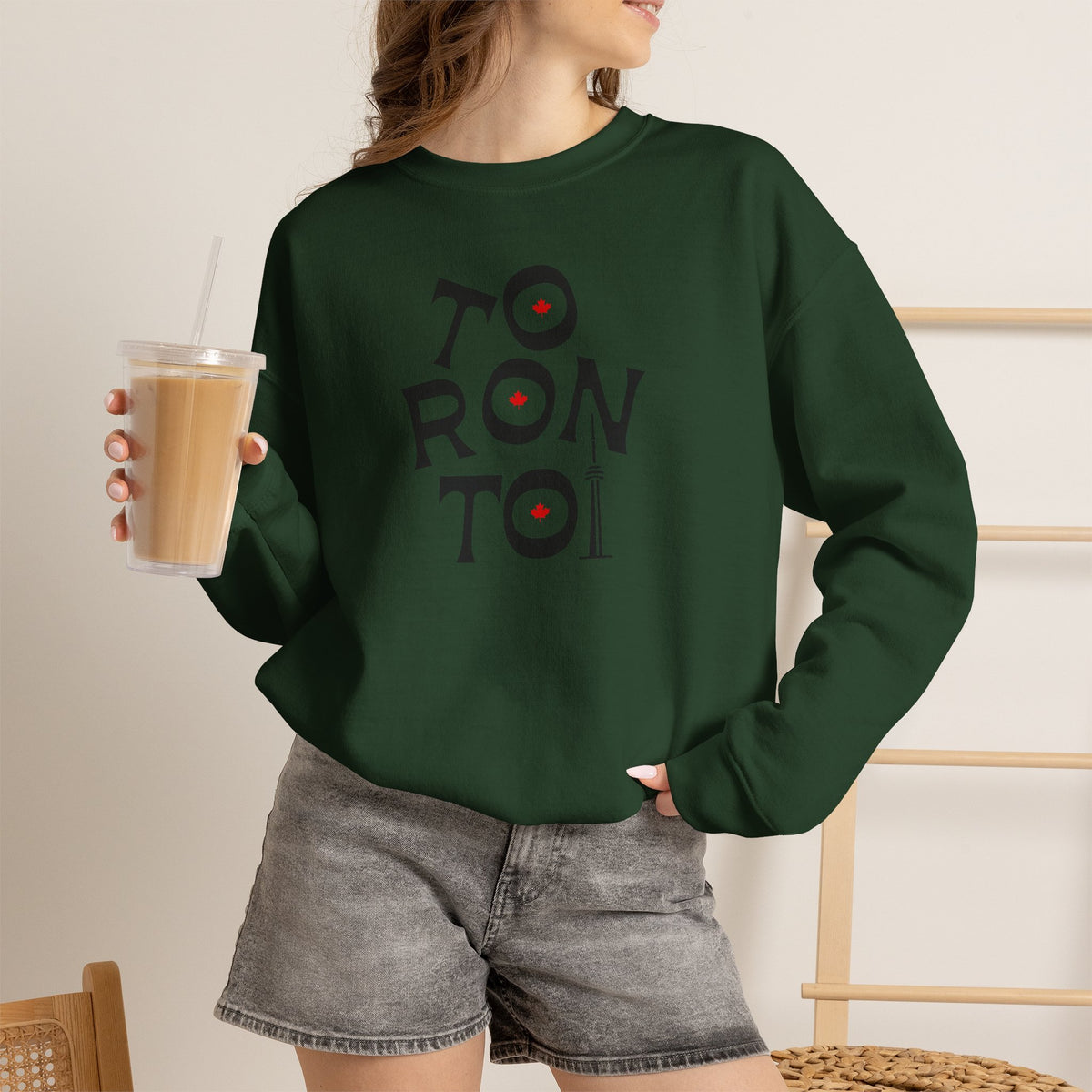 Toronto Sweatshirt Premium Design SKIALFA Unisex