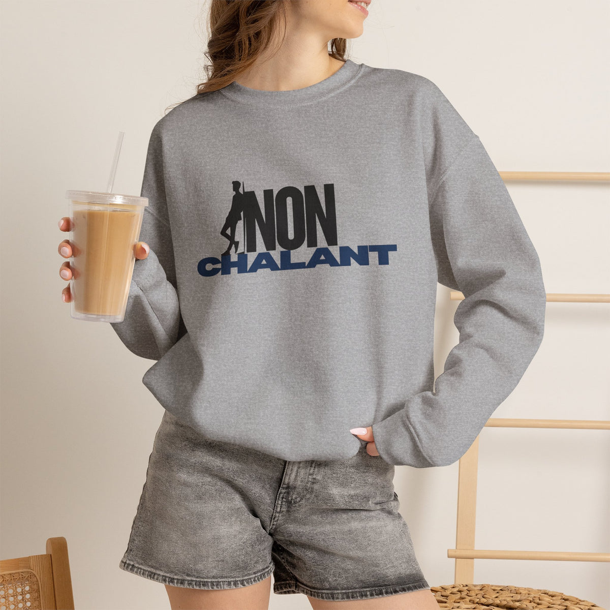 NONCHALLANT Sweatshirt Premium Design SKIALFA Unisex