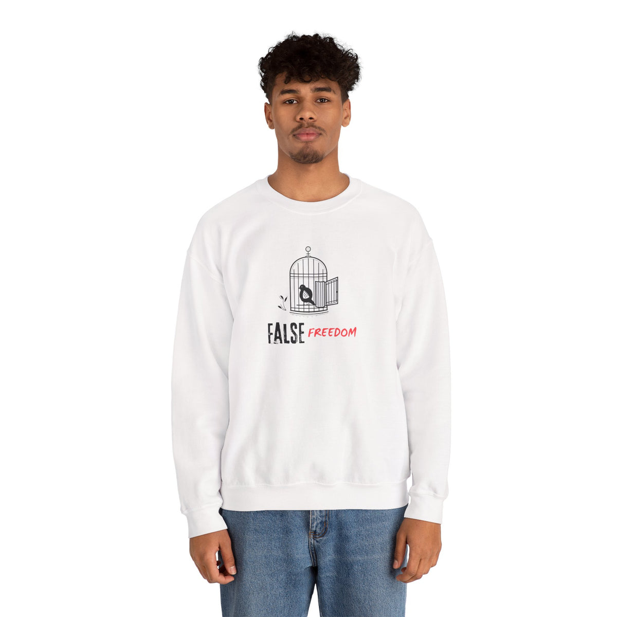 FALSE FREEDOM Sweatshirt Premium Design SKIALFA Unisex