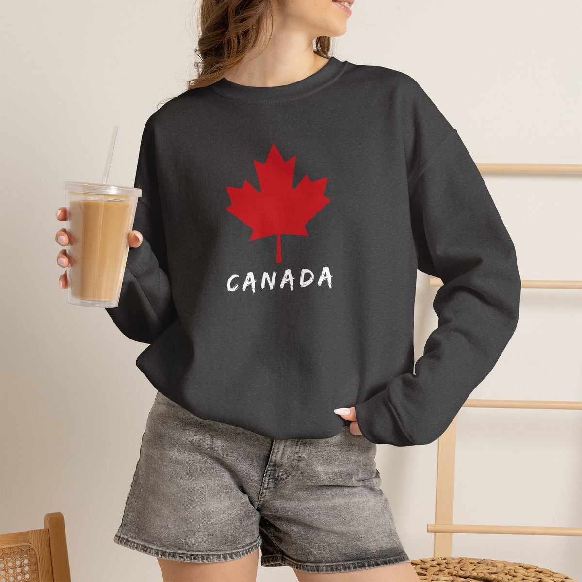 Canada Sweatshirt Premium Design SKIALFA Unisex