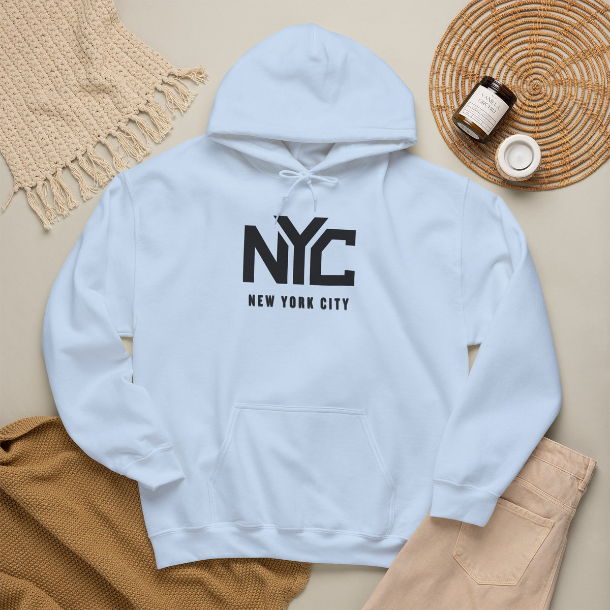 NEW YORK CITY Hoodie Premim Design SKIALFA Unisex