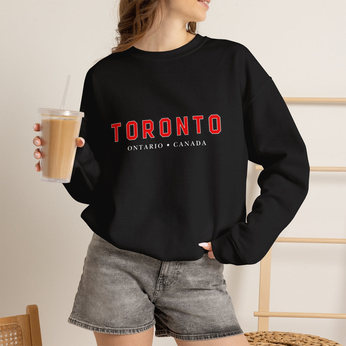 Toronto Canada Sweatshirt Premium Design SKIALFA Unisex