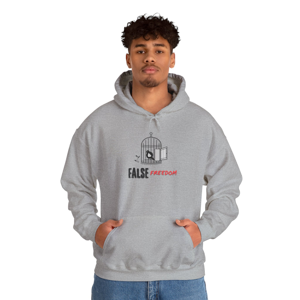 FALSE FREEDOM Hoodie Premium Design SKIALFA Unisex
