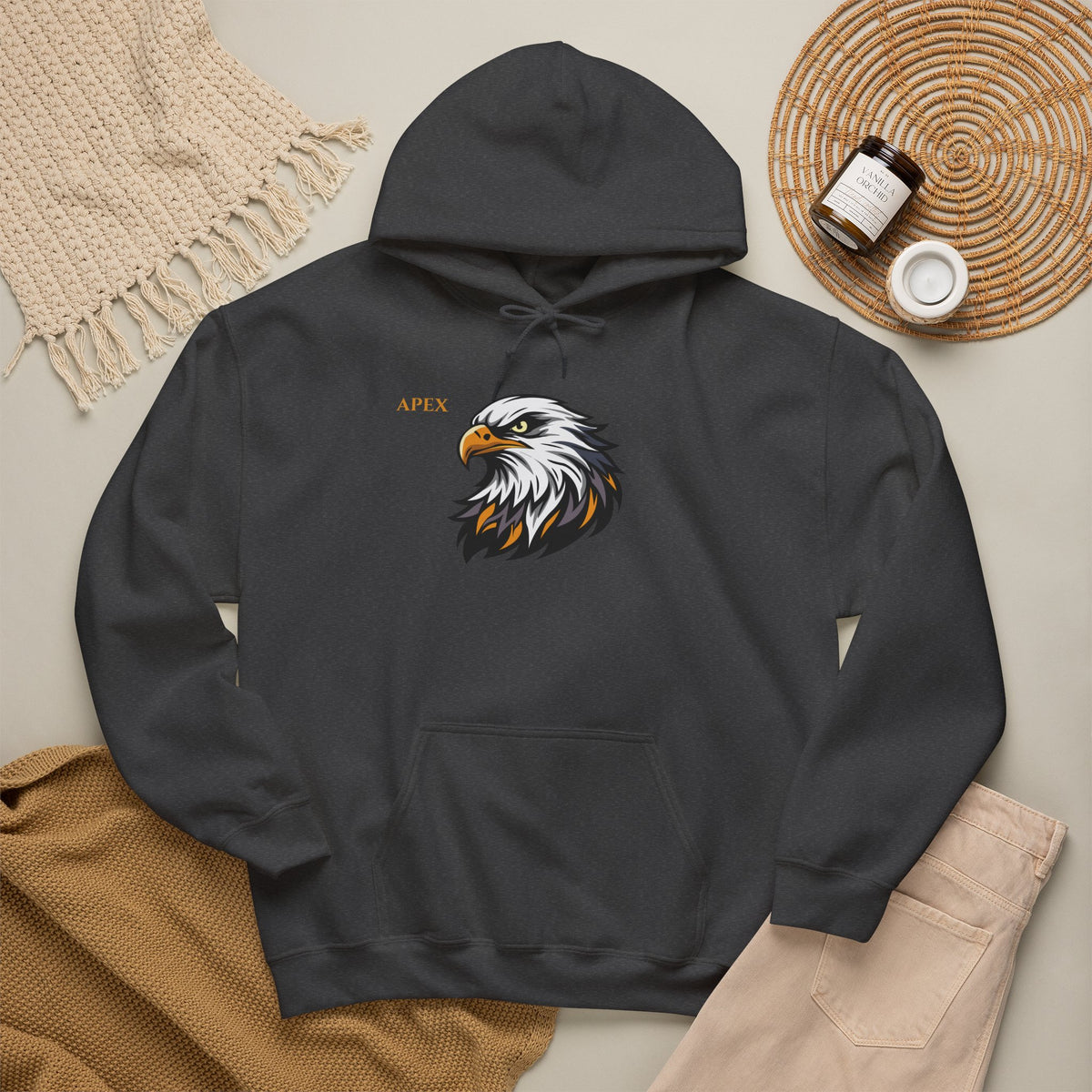 APEX Eagle Hoodie Premium Design SKIALFA Unisex